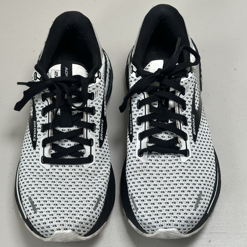 Brooks Adrenaline GTS 22 Womens Size 7.5 Running Shoes White Black 1203531B135 - Picture 6 of 16
